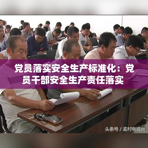 党员落实安全生产标准化：党员干部安全生产责任落实 